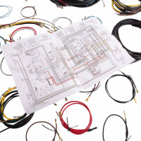 Type2 Early Bay Complete Wiring Loom 70-71 Genuine Wolfsb&uu