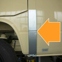 T3 Reparaturblech B-Säule Links 50cm Länge Verglnr