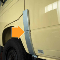 T3 Reparaturblech B-Säule Links 50cm Länge Verglnr