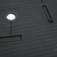 T2 Bay Front Cab Mat (Rubber / Left Hand Drive) Repro 8.72 -