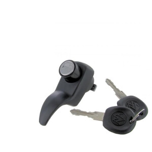 Type2 bay and split tailgate lock incl keys black REPRO...