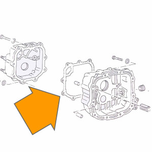 T3 pakking versnellingsbak vanaf 1983, orig. VW, 091301215A