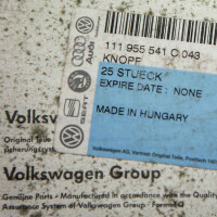 T2 u. T3 Knopf für Schalter Volkswagen Originalteil Ver