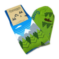 Mountain Westy Socks with Westfalia Campervan 2