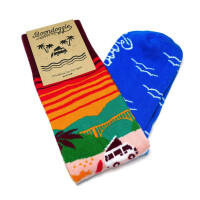 Coastal Westy Socks with Westfalia Campervan 2