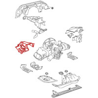 T3 cilinderbeplating links CT/CZ 1600cc luchtgekoeld 0701192