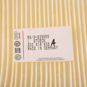 VW LT Air Filter Indoor Genuine Volkswagen Part OEM-Nr....