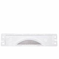 Type2 split Glass License Plate Light, Hella 05/58-07/67 Oem