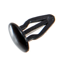 T2 Set 10 Verkleidungsclips Schwarz für Heckklappe und 