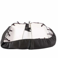 T5 Rear Seat Covers for 2+1 Configuration, Black Diamond wit