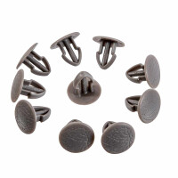 T25 set of 10 trim clips,grey, for repro gallery
