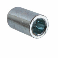 T2b T3 wielmoer M12x1,5 Torx verchroomd