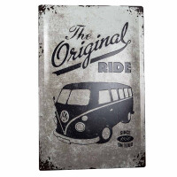 Bord "The original ride" met VW-Bus T1 XXL