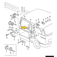 T2 T3 afdekkapje orig.VW 221829177 5