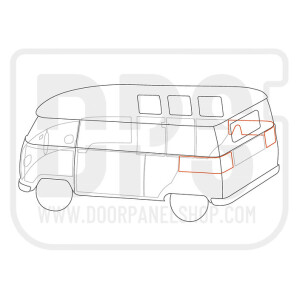 Type2 Split side panels in luggage area 63-67 DPS