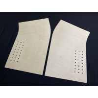 T1 Seitenverkleidungen hinten mit Luftschlitze 55-62 DPS