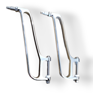 Type2 Split Commercial Mirror Arms M194 POLISHED