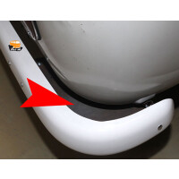 Type2 bay rear bumper Leaf Tray right 8.67 - 7.71, OEM partn