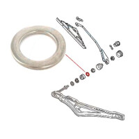 Type2 Bay Wiper Spindle Outer Washer Chromed Genuine Volkswa