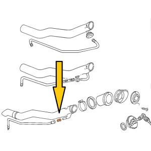 T3 tule benzinetank ontluchtingsbuis vanaf 1983 211611833D