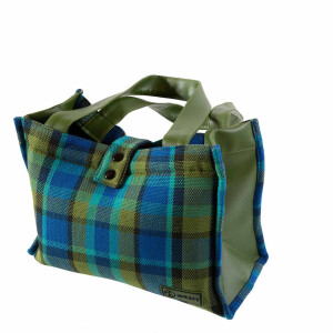 Westfalia big Handbag in blue plaid