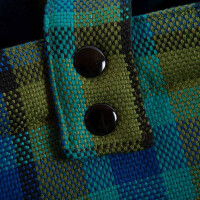 Westfalia big Handbag in blue plaid 7