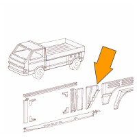 T3 Trennblech hi. rechts, orig. VW, Verglnr. 245809276 5