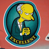Sticker Mr. Burns Excellent 2