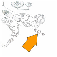 T4 Suspension Shock Absorber Mount Washer, OEM partnr. 25141