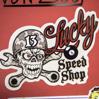 Sticker "Lucky Speed Shop!" 2
