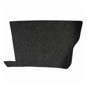 Type2 carpet for the trunk with spare wheel cutout black