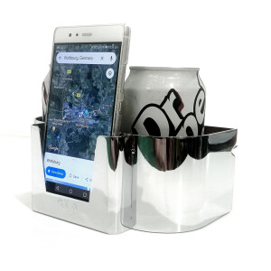 Type2 bay Cup with phone holder triple chrome AAC