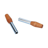 Type2 bay Door lock pulls chrome  / wood 2
