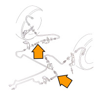 T5 T6 remslang achter 260mm, links / rechts, 7H0611775 4