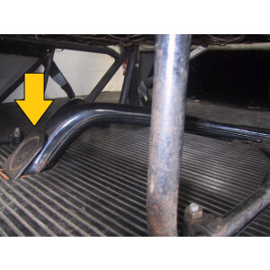 Type2 Bay heater flap under middle seat USED