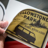 T1 sticker Yellowstone Park Wyoming, Montana & Idaho 2