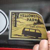 T1 sticker Yellowstone Park Wyoming, Montana & Idaho 3