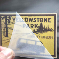 T3 sticker Yellowstone Park Wyoming, Montana & Idaho 4