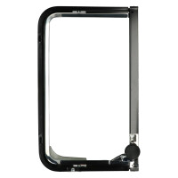 Type2 Bay 1/4 Light Frame & Glass, Centre And Rear Side 