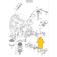 T3 olievul steun CU/CV motor 071115303B gallery