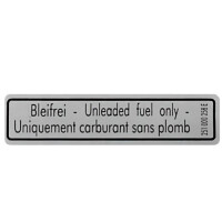 T3 Aufkleber "Bleifrei" neben...