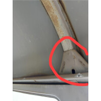 Type 2 Bay NOS reinforcement panel sliding door C-pillar...