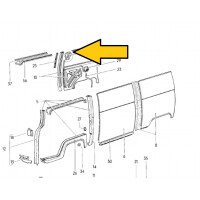 Type 2 Bay NOS reinforcement panel sliding door C-pillar upp