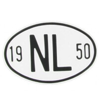 Nationaliteitsplaatje NL 1950 gallery
