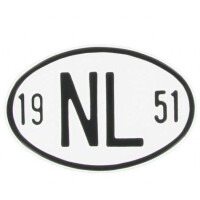 Nationaliteitsplaatje NL 1951 gallery