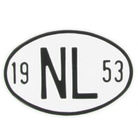 Nationaliteitsplaatje NL 1953 gallery