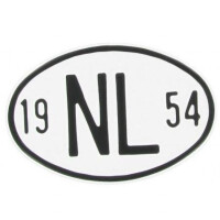 Nationaliteitsplaatje NL 1954 gallery