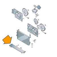 T5 Luftführung Kühler Original VW Verglnr. 7H08059