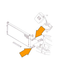 T4 Zwischenstück für den Kühler, 7.90 - 4.03,