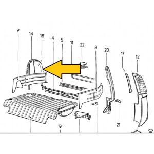 Type2 Bay rear inner panels l/r PAIR used 211-813-401...